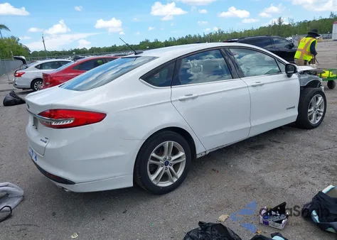2018 Ford Fusion Hybrid Se z USA, uszkodzony, nr VIN 3FA6P0LUXJR233900
